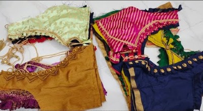 Beautiful Paithani Model Blouses Patch Work Designs