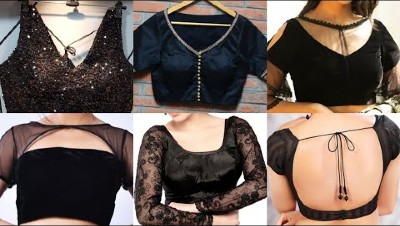 Latest New Black Color Paithani Blouses