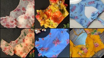 Most Trending New Floral Print Blouse Designs