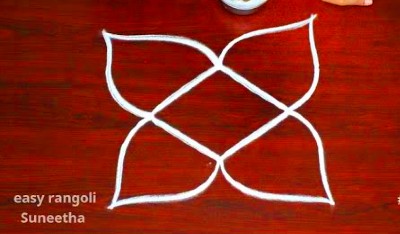 New 2 Very Simple and Easy Beautiful Rangoli Muggulu