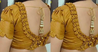 New Beautiful Blouse Ki Design Cutting and Stitching