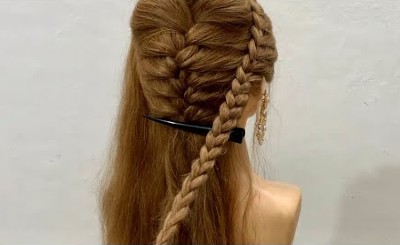 New Easy Beautiful Hair Style For Party