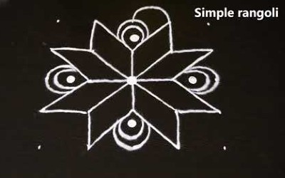 New Easy Simple Rangoli  Designs Without Dots