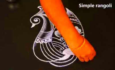 New Peacock Muggulu For Beginners