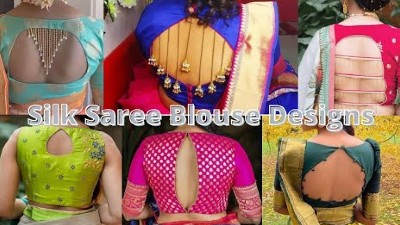 New Silk Saree Designer Gala Blouse Designs