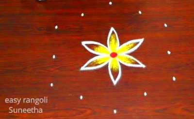 New Traditional Flower Rangoli Design Trendy Muggulu