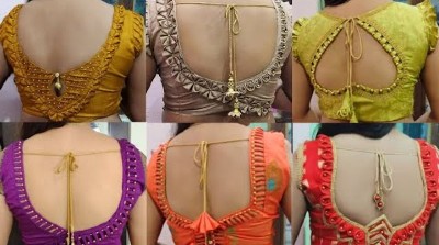 Most Beautiful Neck Blouse Designs