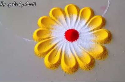 Simple Festival Rangoli Designs Relaxing Sand Art Designs