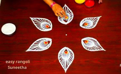 2 Creative New Birds Kolam Rangoli Designs