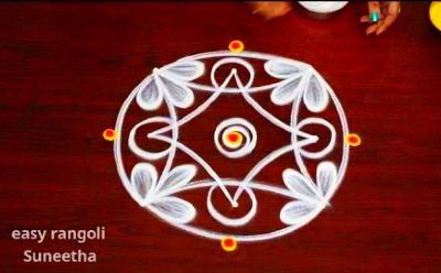 2 Trendy Ranogli Kolam Designs New