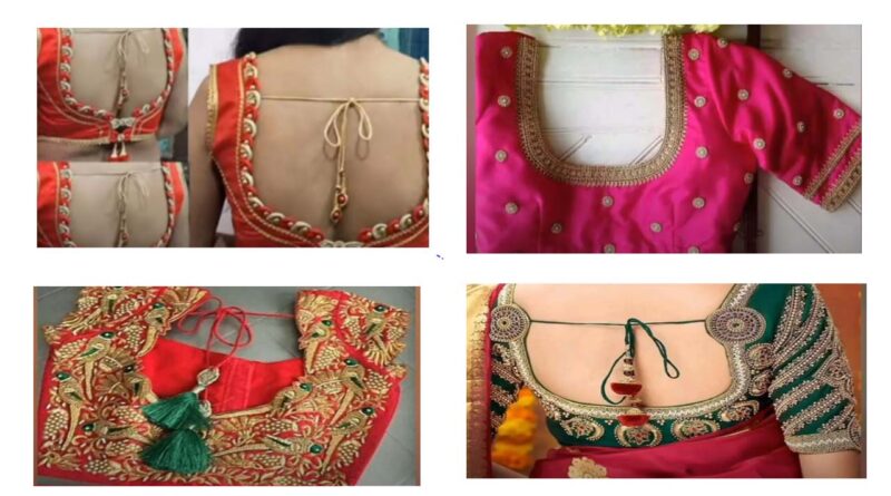 75 Silk Saree New Model Blouses Blouse Ki Designs