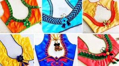 Back Neck Paithani  Blouses New Model Blouses