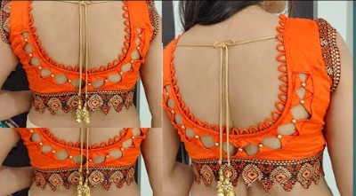 New  Boat Neck Designer Blouse Cutting and Stitching