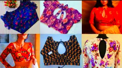 Latest New Printed Blouse Designs