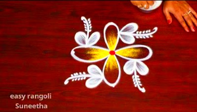 2 New Navrathri Special Kolam Rangoli Designs
