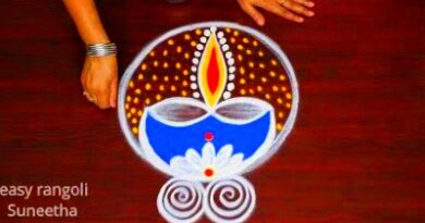 Easy New Diwali  Diya Rangoli Designs