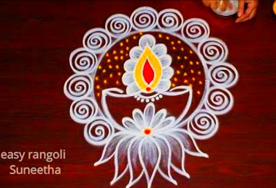 New Beautiful Diwali Special Muggulu