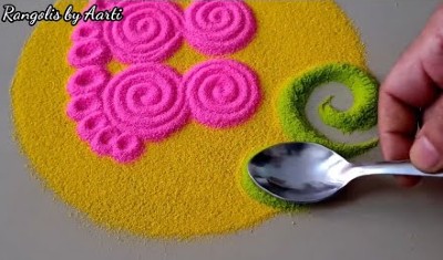 New Deepavali Kolam Muggulu Rangoli Art Designs