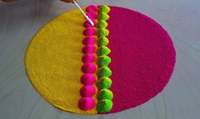 New Diwali Special Satisfying Rangoli Art