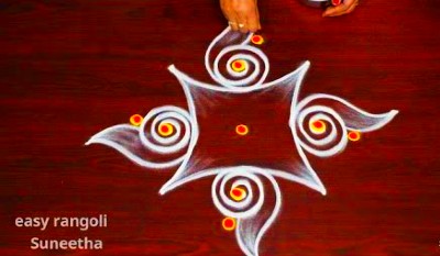 New Rangoli Trendy Simple Muggulu