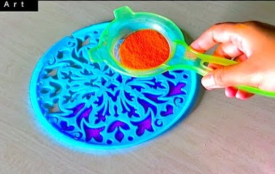 New Stunning Diwali Special Rangoli Color Muggulu