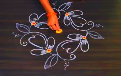 How to Draw Easy Rangoli  Designs