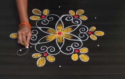 New Easy Daily Rangoli  Simple Rangoli Designs