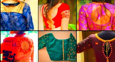 New Model Creative  Neck Blouse Designs