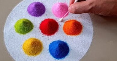 New Simple Sand RAngoli Relaxing Rangoli Designs