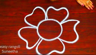 New Year 2023 Kolam  Designs Easy Rangoli