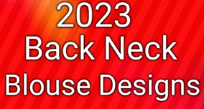 New Back Neck Blouse Images 2023 Model