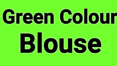 New Modern Green Color Blouse Designs